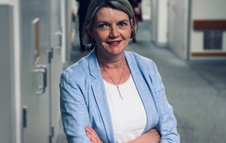 Portrait of Assoc Prof Alison Brand AM